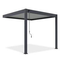 Pergolė ELEGANCE WALL 3x3 Anthracite/Light Grey - Gutroof