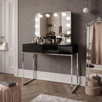 Kosmetinis staliukas BLANK Glamour Black