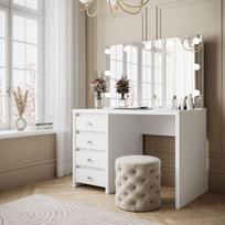 Kosmetinis staliukas LUXURY+ White