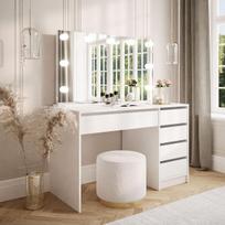 Kosmetinis staliukas TOP Elite White