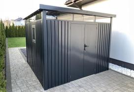Metalinis sandėliukas Huten 294x294 cm.