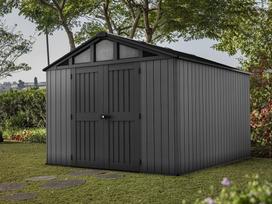 Sodo sandėliukas Keter Stronghold 10x11,5 Grey 10,6m2