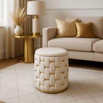 Pufas DIVA beige