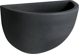 Nicoli 32x18x21cm sieninis vazonas Clio 32 antracito spalvos