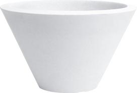 Nicoli ø50x29cm vazonas Chiron 50 baltos spalvos