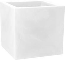 Nicoli 40x40x40cm vazonas Modus Quadro 40 baltos spalvos