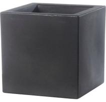 Teraplast 58x58x58cm vazonas Schio Cubo 60 antracito spalvos