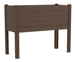 Teraplast 100x42x80cm vazonas su vandens rezervuaru Trama 015, moka spalvos