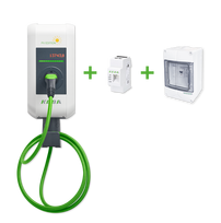 EV krovimo stotelės komplektas Keba P30 PV Edition 11 kW