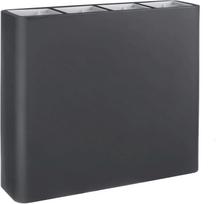 Teraplast 90x27x78cm vazonas su drėkinimo sistema Divio 80, antracito spalvos