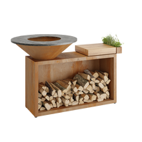 Lauko grilis OFYR ISLAND 85-100 Teak Wood