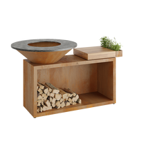 Lauko grilis OFYR ISLAND 100-100 Teak Wood
