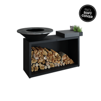 Lauko grilis OFYR ISLAND BLACK 85-100 Ceramic Dark Grey