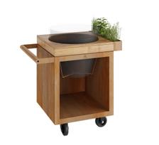 Kamado stalas OFYR Corten 65 PRO Teak Wood BGE