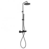 Termostatinė dušo sistema Paffoni Light, ZCOL638LIQNO, juoda matinė