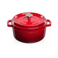 Emaliuotas ketaus puodas Grand Feu 4,7 L, raudonas