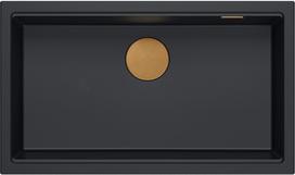 Virtuvės plautuvė Quadron Logan 110, HQD7644U7_PVDC1_U, anglies