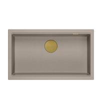 Virtuvės plautuvė Quadron Logan 110, HQD7644U4_PVDG1_U, soft taupe