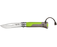 Sulankstomas peilis Opinel Outdoor N°08 Plastic handle, Green
