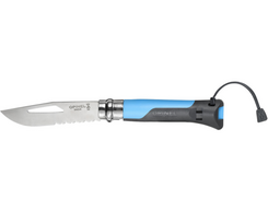 Sulankstomas peilis Opinel Outdoor N°08 Plastic handle, Blue