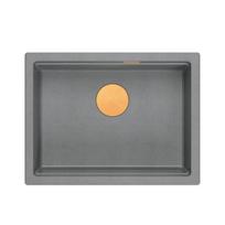 Plautuvė Quadron LOGAN 100, HQJ6045U5_PVDC1_U, sidabrinis akmuo