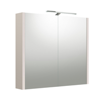 Veidrodinė spintelė su apšvietimu LED, IP44 Kame Urban 2002506, pilkas kašmyras, 80 cm