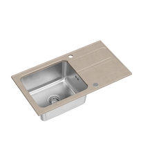 Plautuvė Quadron RALPH 111, FUS_R7843BE, smėlio/nerūdijančio plieno
