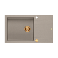 Įmontuojama plautuvė Quadron EVAN 136 XL, HCQE58650U4_PVDC1_P2O, soft taupe