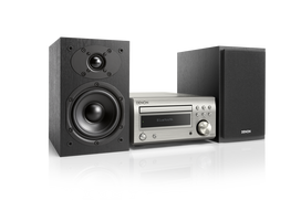 Muzikinis centras Denon D-M41 DAB, sidabrinė/juoda