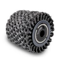 Šlifavimo cilindras suktos metalinės vielos Scheppach MRS1300 125x100m 125x100mm