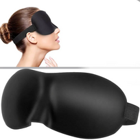 Akių kaukė miegui WAYA 3D Comfort EM-3D02, juoda