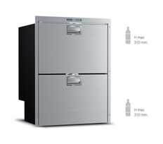 Įmontuojamas dviejų stalčių šaldytuvas-šaldiklis Vitrifrigo DW180 OCX2 DTX (valtims, jachtoms)