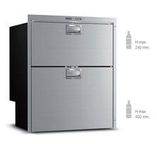 Įmontuojamas dviejų stalčius šaldiklis Vitrifrigo DW210 OCX2 BTX (valtims, jachtoms)