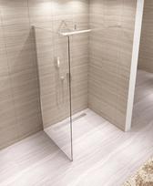 Dušo sienelė REA Aero, 90 cm, Silver
