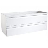 Apatinė spintelė su stalčiais Kame Terra BU/10-3DR/D1F2, balta blizgi,100 cm