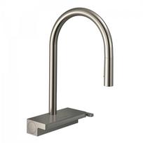Virtuvinis maišytuvas su ištraukiama žarna Hansgrohe Aquno Select M81 73837800, nerūdijančio plieno