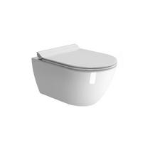 Pakabinamas klozetas su lėtai nusileidžiančiu dangčiu GSI Pura Swirlflush® 881511-MS86CSN11-FISR2