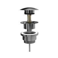 Paspaudžiamas ventilis praustuvui Click-Clack AK-001, Chromas