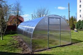Šiltnamis Agro Plius, 3x4 m, 4mm storio kanalinis polikarbonatas