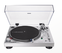 Plokštelių grotuvas Audio-Technica AT-LP120XUSB, sidabrinis