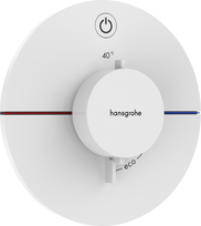 Potinkinis termostatinis maišytuvas Hansgrohe ShowerSelect Comfort S, 15553700, baltas matinis