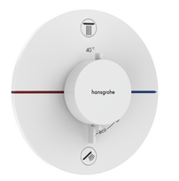 Potinkinis termostatinis maišytuvas Hansgrohe ShowerSelect Comfort S, 15556700, baltas matinis