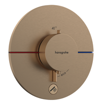 Potinkinis termostatinis maišytuvas Hansgrohe ShowerSelect Comfort S, 15562140, šlifuotos bronzos