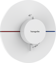 Potinkinis termostatinis dušo maišytuvas Hansgrohe ShowerSelect Comfort S, 15559700, baltas matinis
