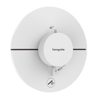 Potinkinis termostatinis maišytuvas Hansgrohe ShowerSelect Comfort S, 15562700, baltas matinis