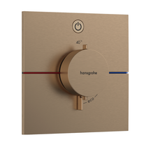 Potinkinis termostatinis maišytuvas Hansgrohe ShowerSelect Comfort E, 15571140, šlifuotos bronzos