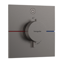Potinkinis termostatinis maišytuvas Hansgrohe ShowerSelect Comfort E, 15571340, šlifuoto juodo chromo