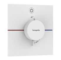 Potinkinis termostatinis maišytuvas Hansgrohe ShowerSelect Comfort E, 15571700, baltas matinis