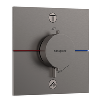 Potinkinis termostatinis maišytuvas Hansgrohe ShowerSelect Comfort E, 15572340, šlifuoto juodo chromo