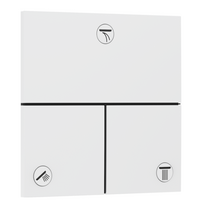 Potinkinis 3-jų krypčių perjungėjas Hansgrohe ShowerSelect Comfort E, 15573700, baltas matinis
